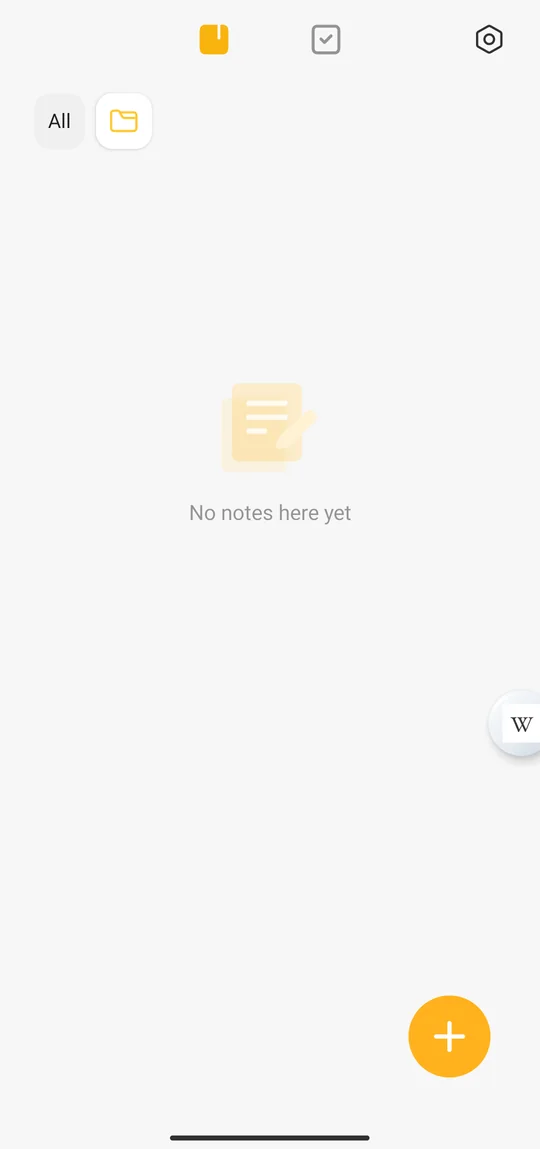 A bubble resting at the edge over another app